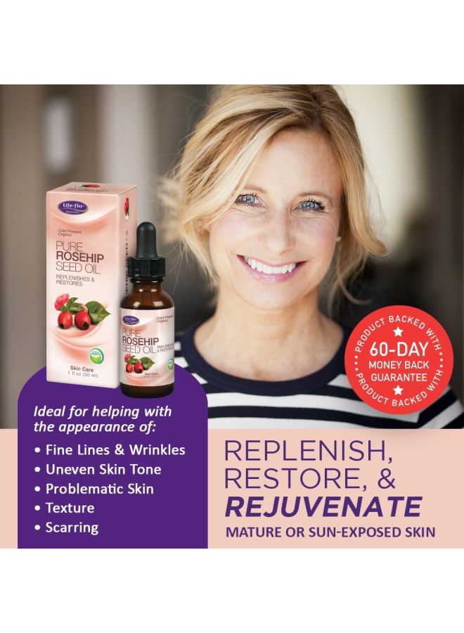 Pure Rosehip Seed Skin Oil Amber 30ml