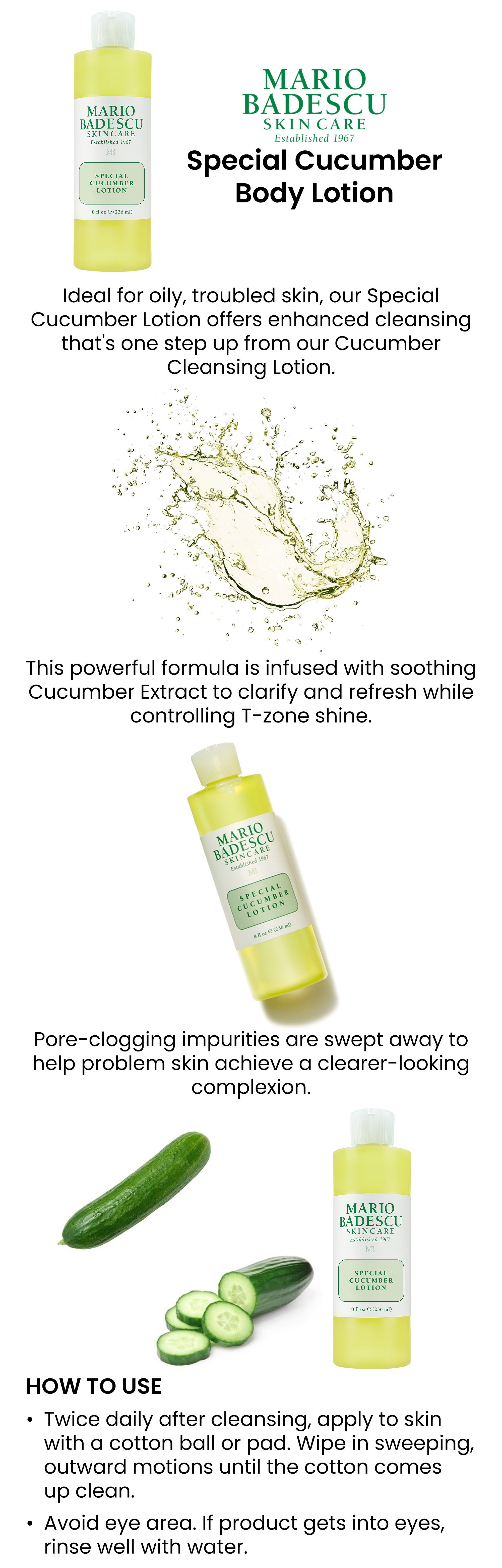 Special Cucumber Body Lotion 236ml