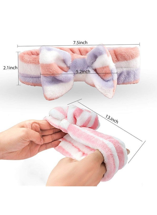 10 Pack Spa Headbands Towel Headbands For Washing Face Bow Headbands For Women Spa Headbands Facial Headband