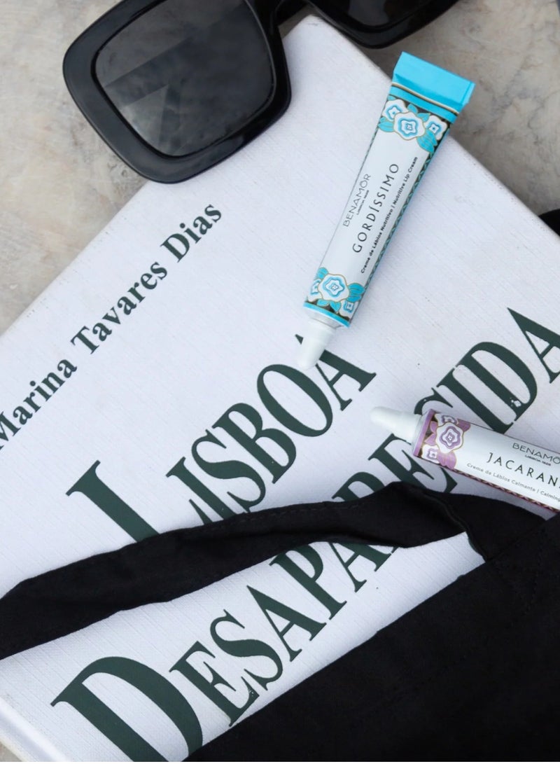 Benamor Gordissimo Lip Cream Shea butter and Almond Oil Protects Nourishes Moisturizes and Softens the Lips Hydrating Lip Cream 10ml