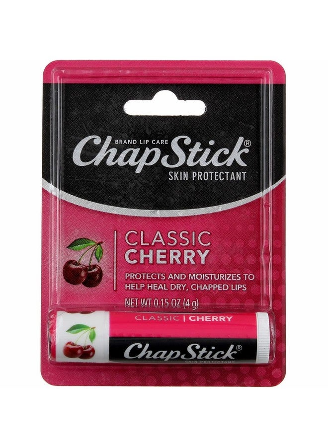 0.15 Oz Cherry Flavor Skin Protectant Flavored Lip Balm Tube (Pack Of 4)