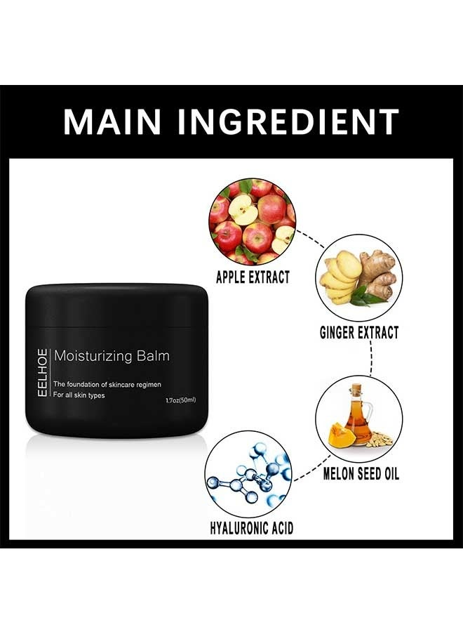 Men's Moisturizing Face Cream 50ml,Refreshing and Moisturizing,Shrinking Pores,Reducing Skin Relaxation,Suitable for All Skin Types