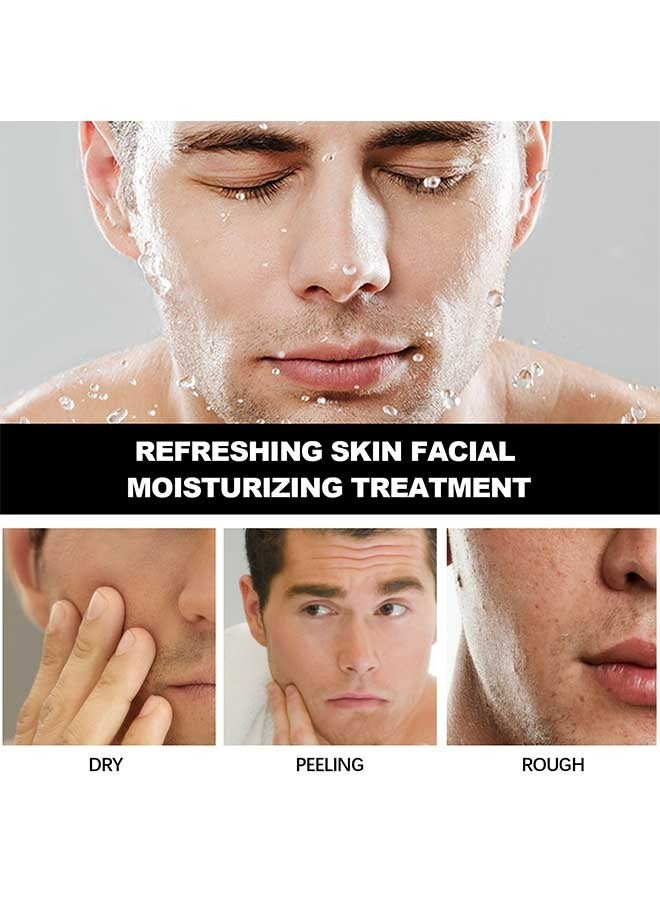 Men's Moisturizing Face Cream 50ml,Refreshing and Moisturizing,Shrinking Pores,Reducing Skin Relaxation,Suitable for All Skin Types