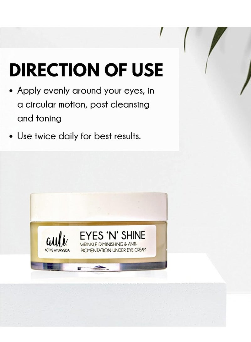 Auli Age Defying Under Eye Cream for all skin types 30gm Pack of 2