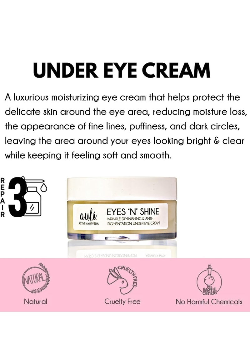 Auli Age Defying Under Eye Cream for all skin types 30gm Pack of 2