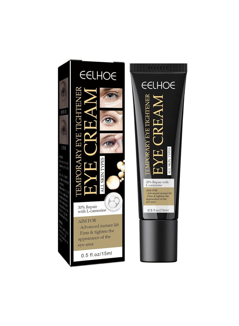 Instant Firming Eye Cream, 15ml Anti Wrinkle Eye Cream, Nourishing And Firming Eye Tightener Eye Cream For Bags, Dark Circles And Puffiness