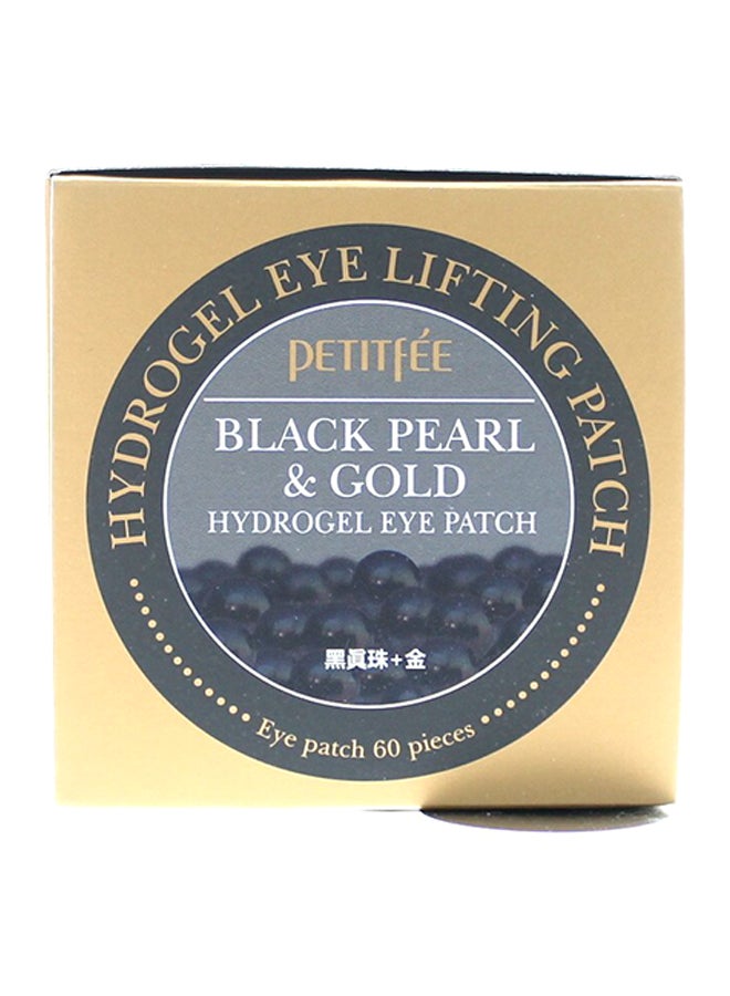 Black Pearl And Gold Hydrogel Eye Patch