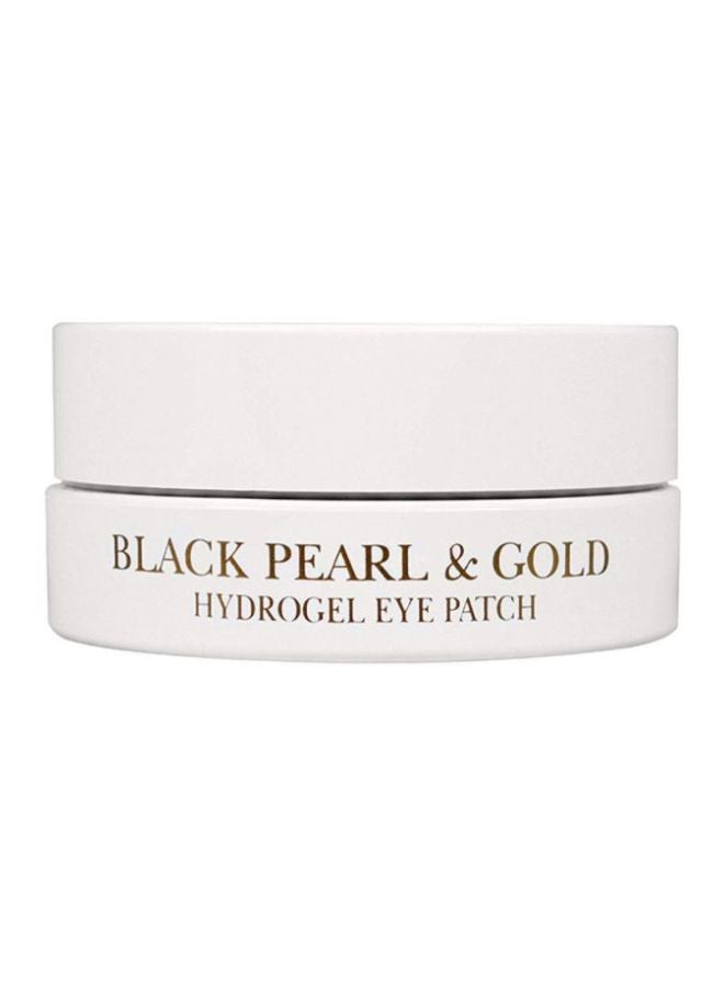 60-Piece Black Pearl Gold Hydrogel Eye Patch 3.2 x 3.2 x 1.7inch