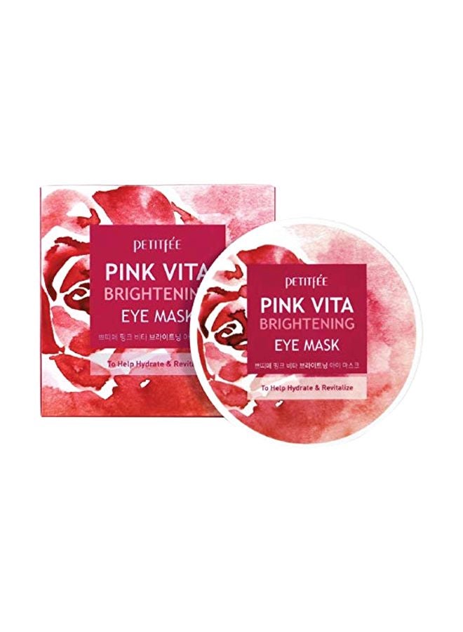 60-Piece Pink Vita Brightening Eye Mask