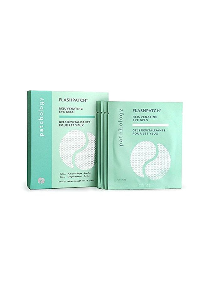 Pack Of 5 FlashPatch Rejuvenating Eye Gels White