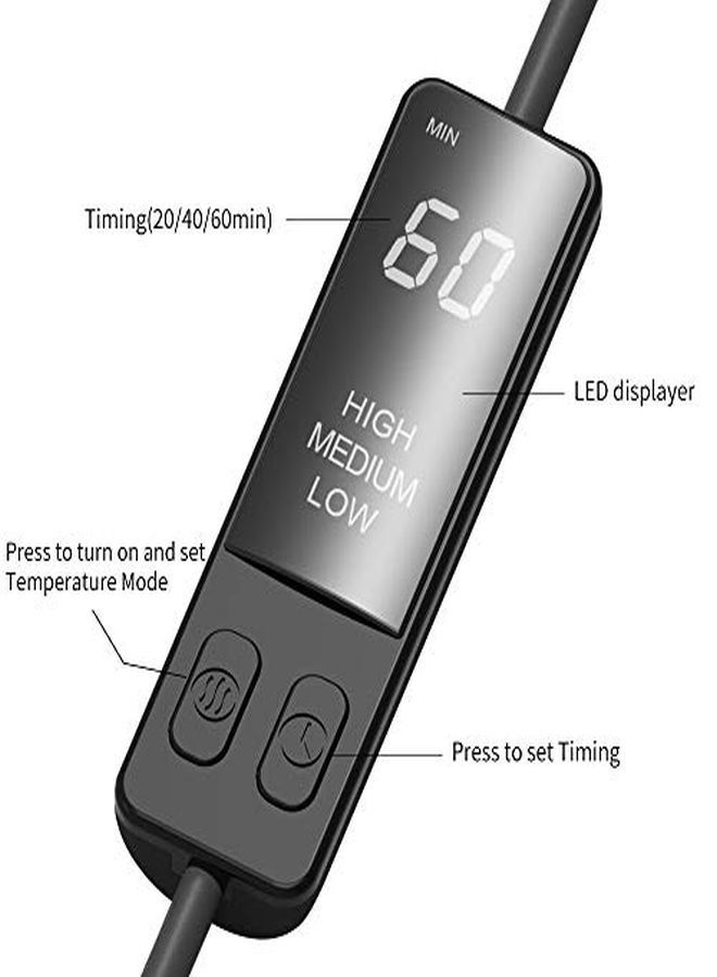 Ask, Usb Steam Warm Compress For Puffy Eyes, Warm Therapeutic Treatment For Dry Eye, Chalazion, Blepharitis, Stye (Black)