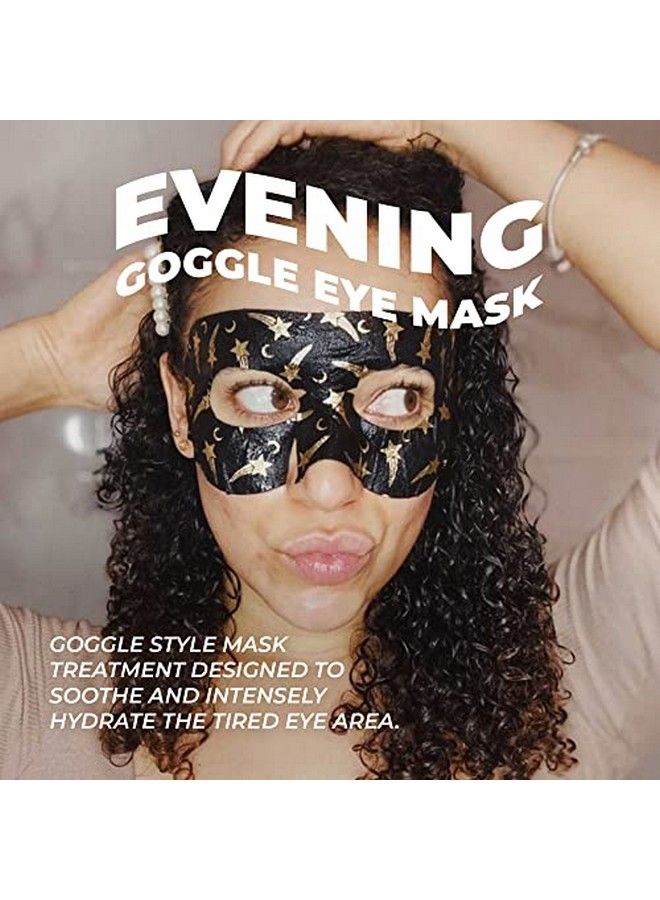 Evening Goggle Eye Mask 3Pack Ultrarevitalizing Hyaluronic Acid & Centella To Hydrate & Smooth Fine Lines & Tired Looking Under Eyes Nightly Treatment Vegan & Crueltyfree