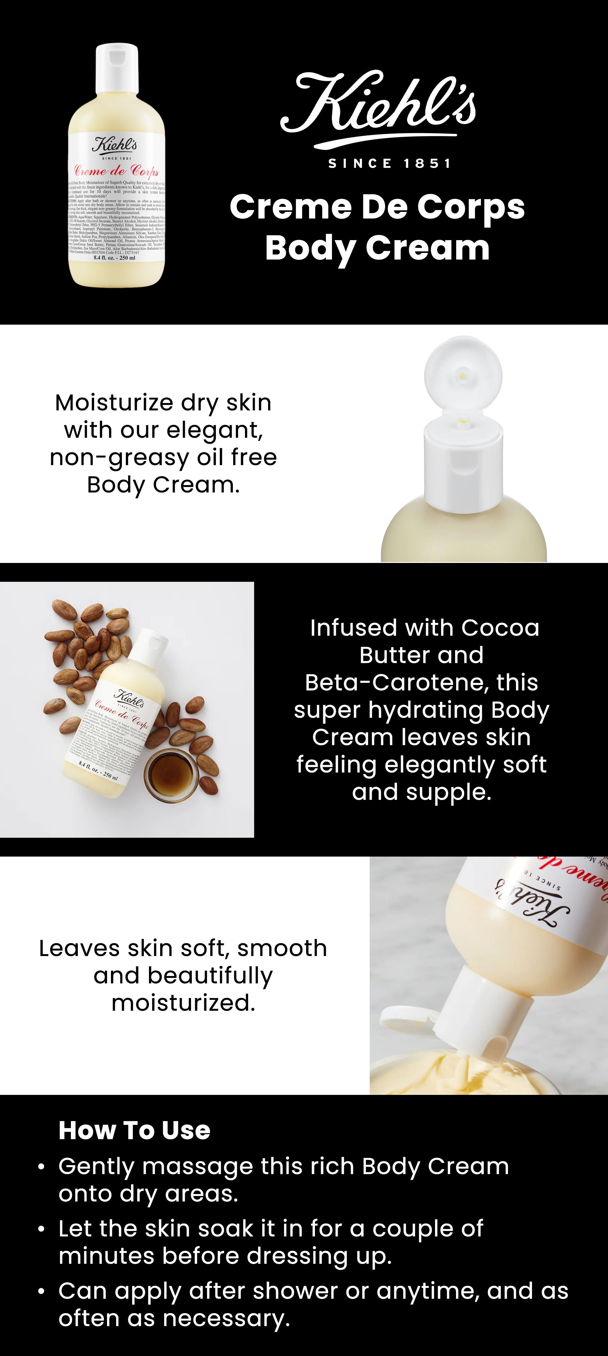 Creme De Corps Body Cream Beige 250ml