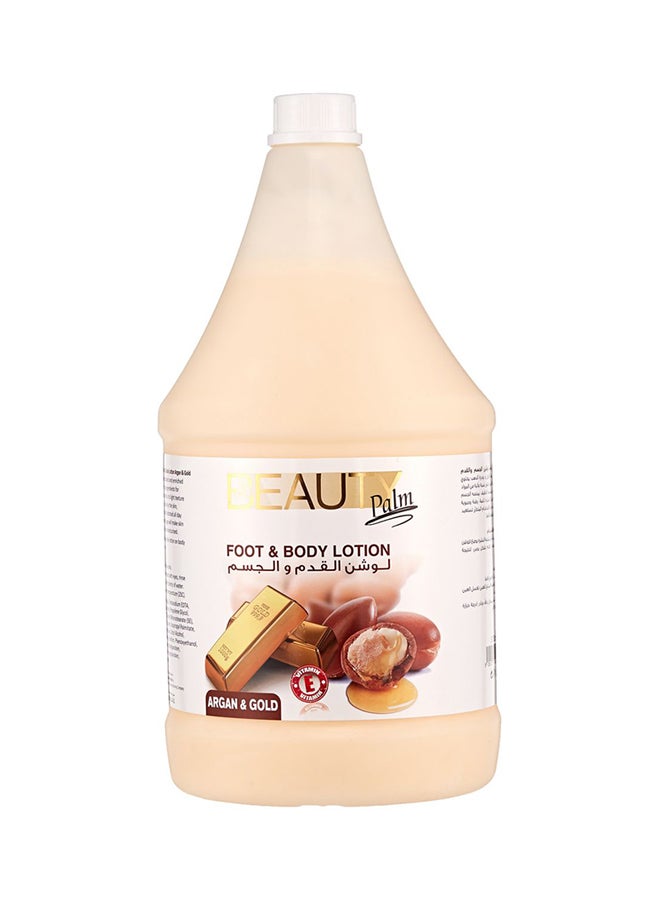 Foot And Body Lotion - Argan And Gold 3.78Liters