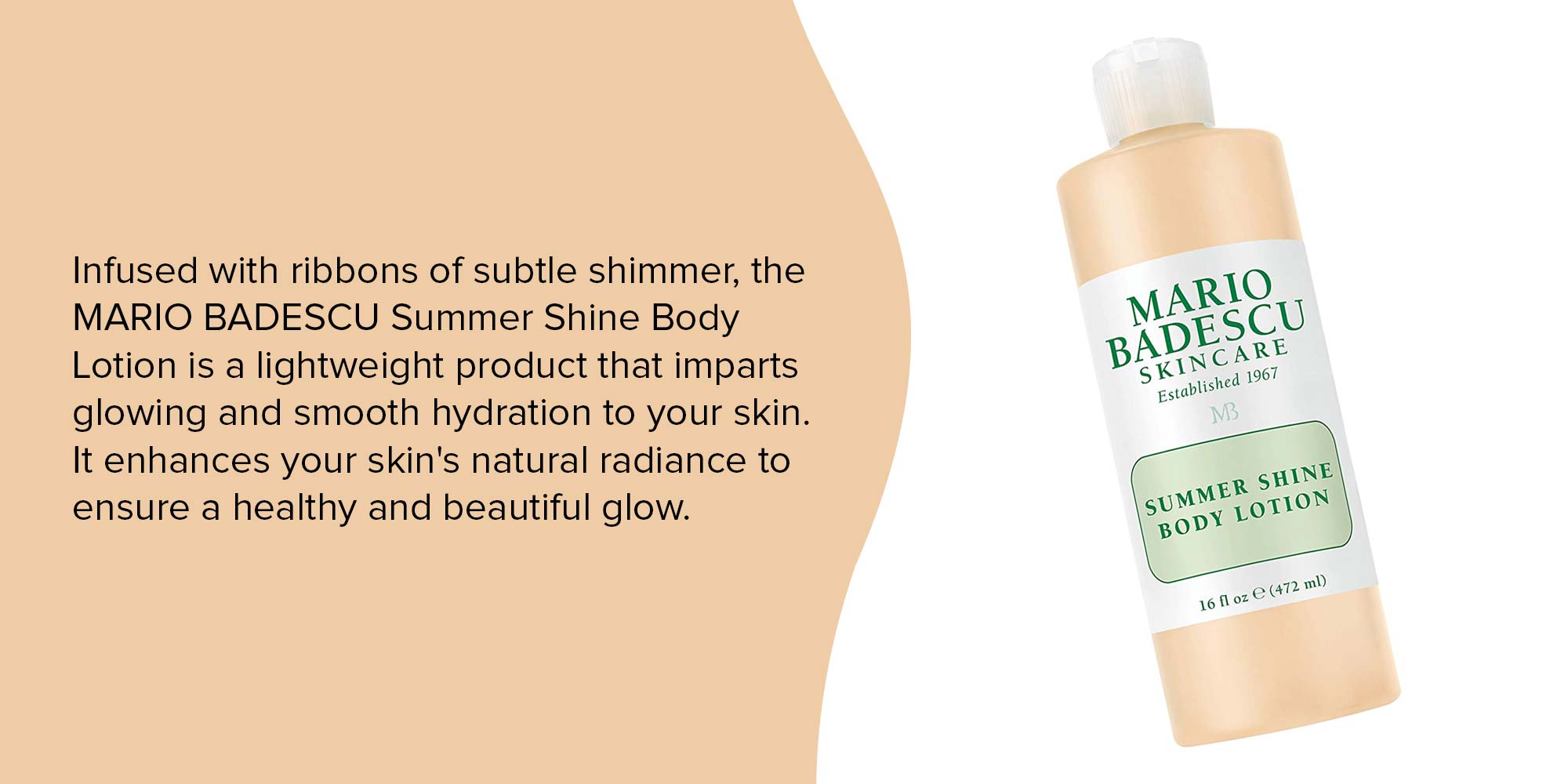 Summer Shine Body Lotion Beige 472ml
