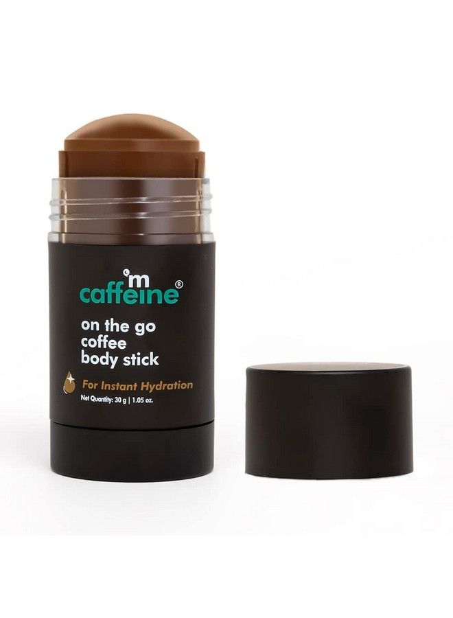 Coffee Body Stick For Instant Hydration Long Lasting Moisturization ; Odor Control With Refreshing Coffee Aroma; On The Go Body Moisturizer Stick For 24H Hydration ; For Women & Men 30G