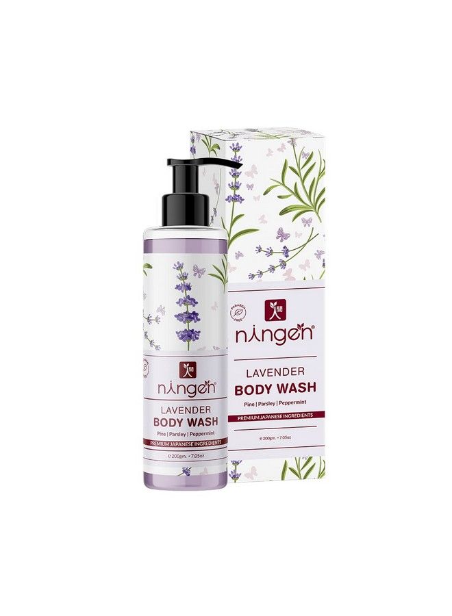 Lavender Body Wash I Essence Of Pine Parsley Peppermint I Refreshing And Rejuvenating Ingredients Dermatologically Tested I 200G Multi Color