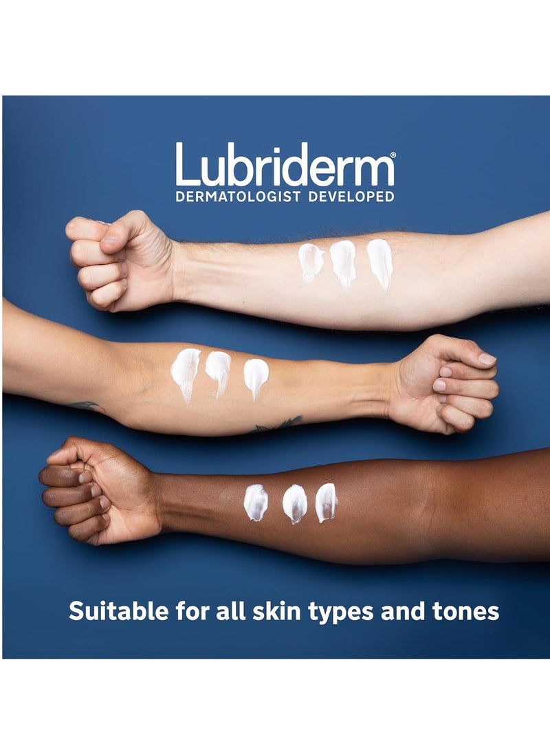 Lubriderm Advanced Therapy Moisturizing Hand and Body Lotion + Pro-Ceramide with Vitamin E and Pro-Vitamin B5, Non-Greasy, Fragrance-Free, Intense Hydration for Itchy, Extra Dry Skin, 32 FL OZ
