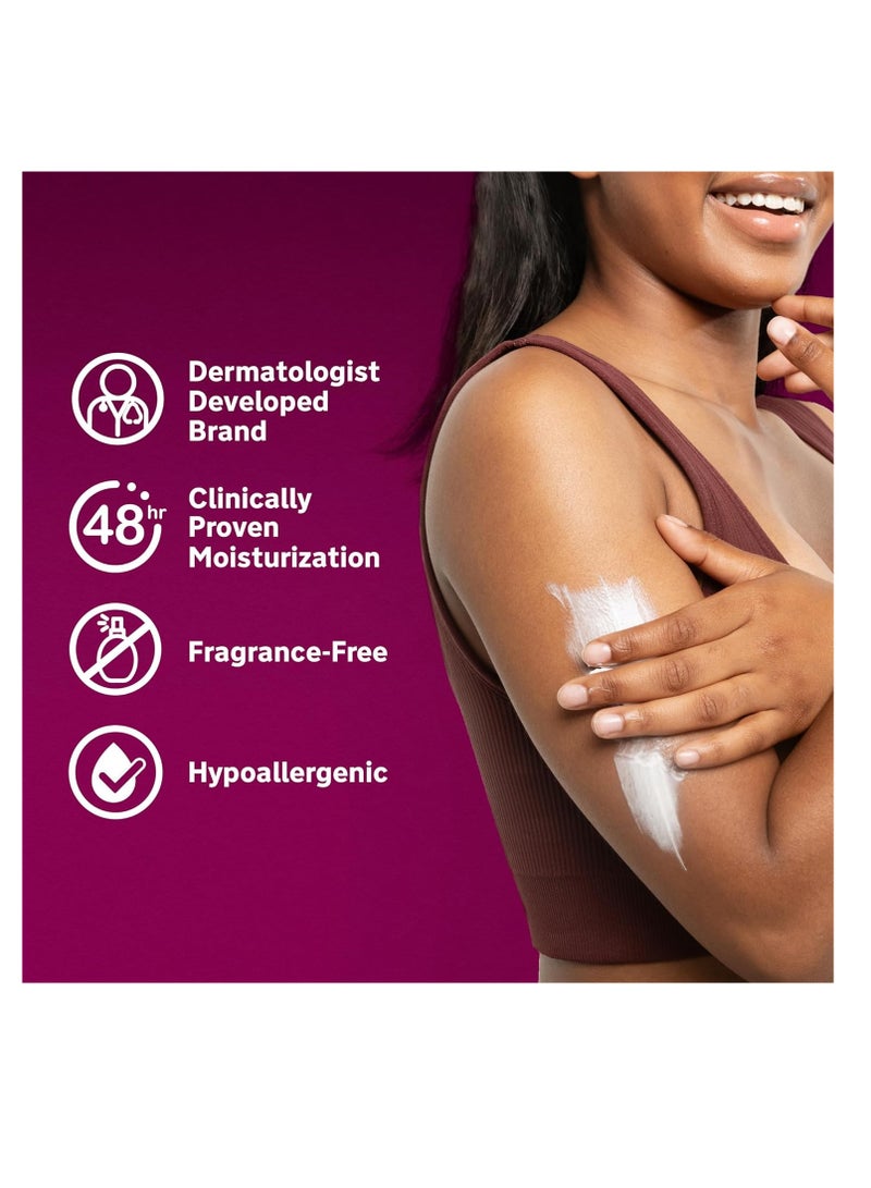 Lubriderm Advanced Therapy Moisturizing Hand and Body Lotion + Pro-Ceramide with Vitamin E and Pro-Vitamin B5, Non-Greasy, Fragrance-Free, Intense Hydration for Itchy, Extra Dry Skin, 32 FL OZ