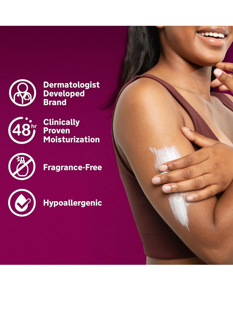 Lubriderm Advanced Therapy Fragrance Free Moisturizing Hand & Body Lotion + Pro-Ceramide with Vitamins E & Pro-Vitamin B5, Intense Hydration for Itchy, Extra Dry Skin, Non-Greasy, 16 fl. oz