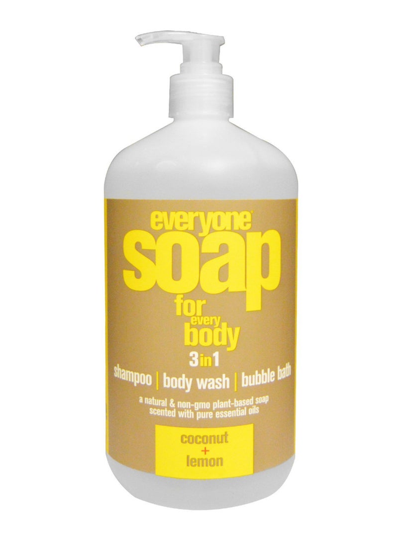 3-In-1 Coconut Plus Lemon Liquid Soap 946ml