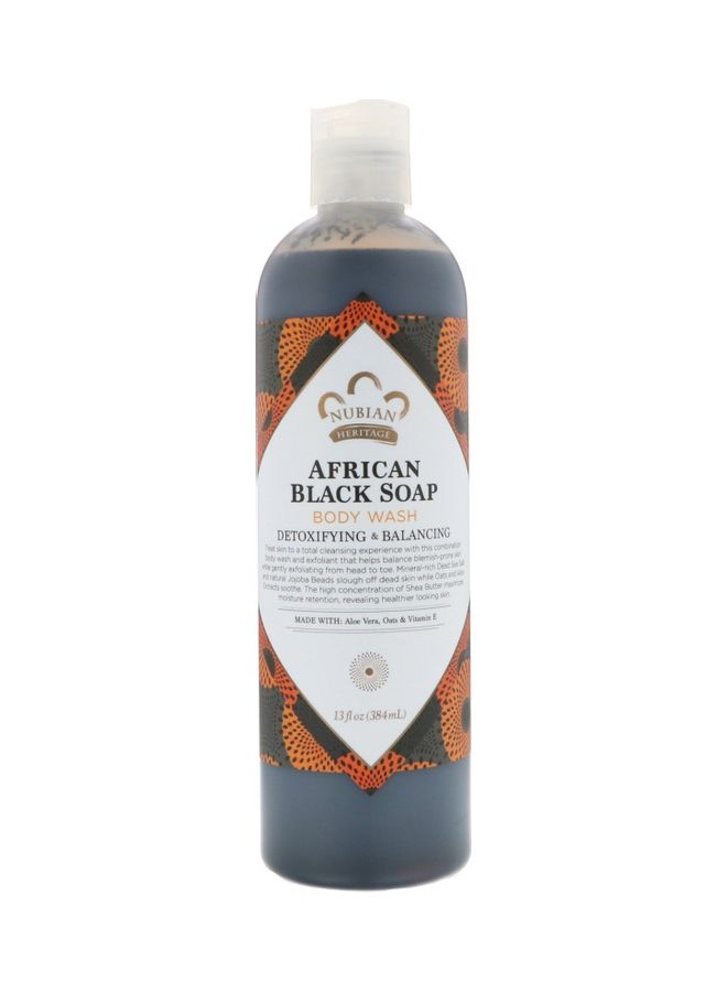 Body Wash African Black Soap 384ml