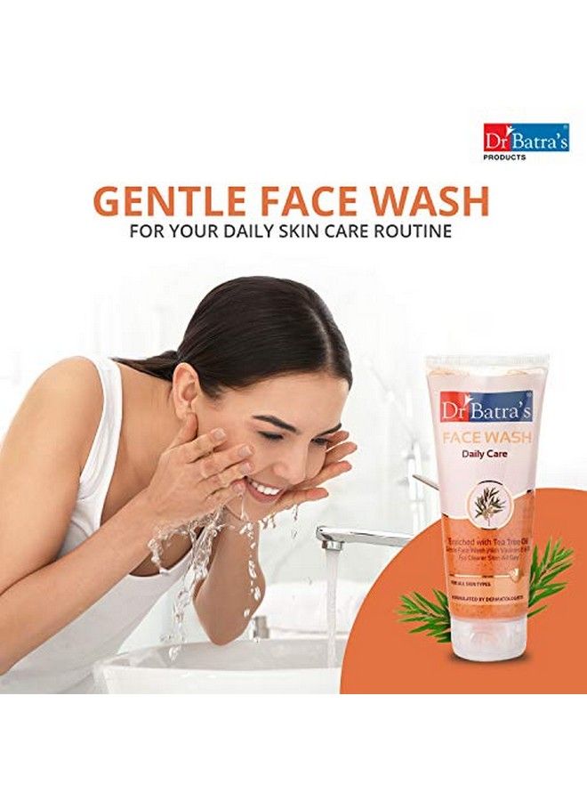 Daily Care Face Wash 200 Gm And Bathing Bar 125 Gm (Pack Of 2 For Men And Women)