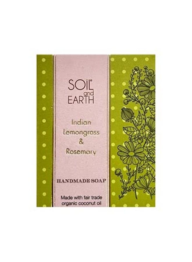 Handmade Natural Soaps (Indian Lemongrass & Rosemary)_3 X 100 Gm/ 3.5 Oz.