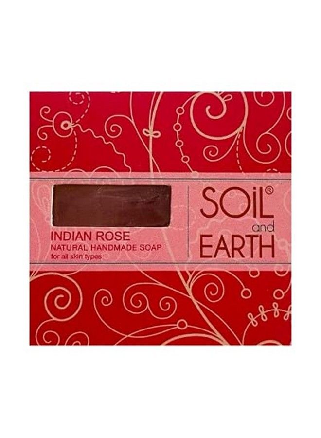 Handmade Natural Soaps (Indian Rose)_3 X 125 Gm/ 4.4 Oz.