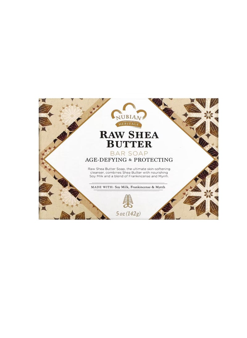 Nubian Heritage  Raw Shea Butter Bar Soap  5 oz (142 g)