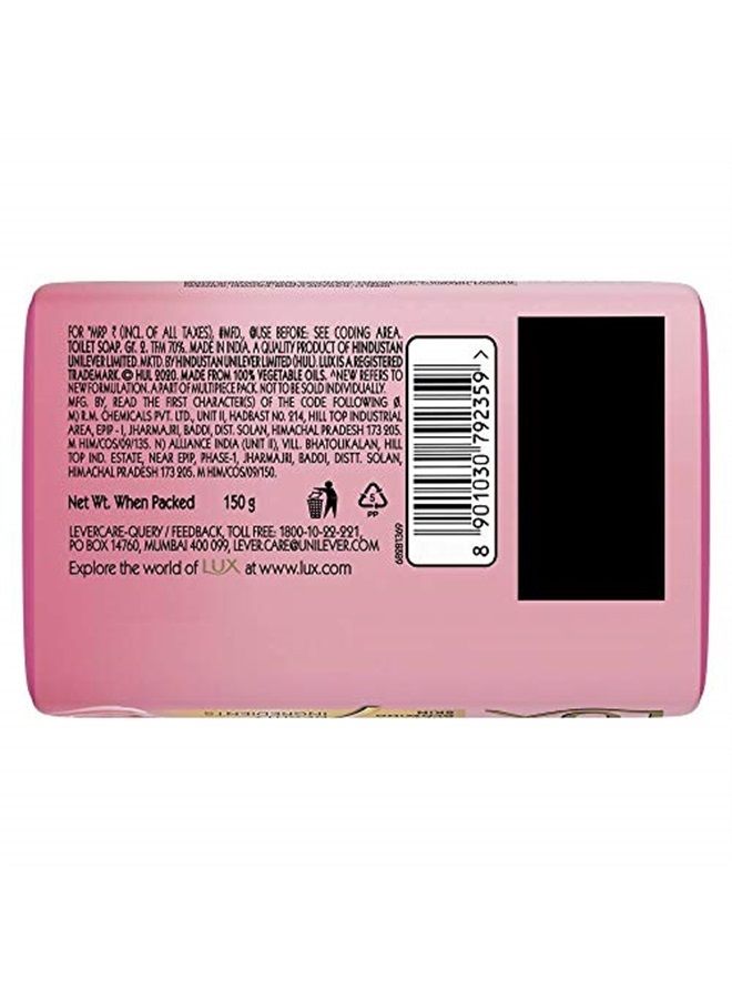 LUX Soft Touch Silk Essence & Rose Water Soap Bar,5.2 Ounce (Pack of 3)