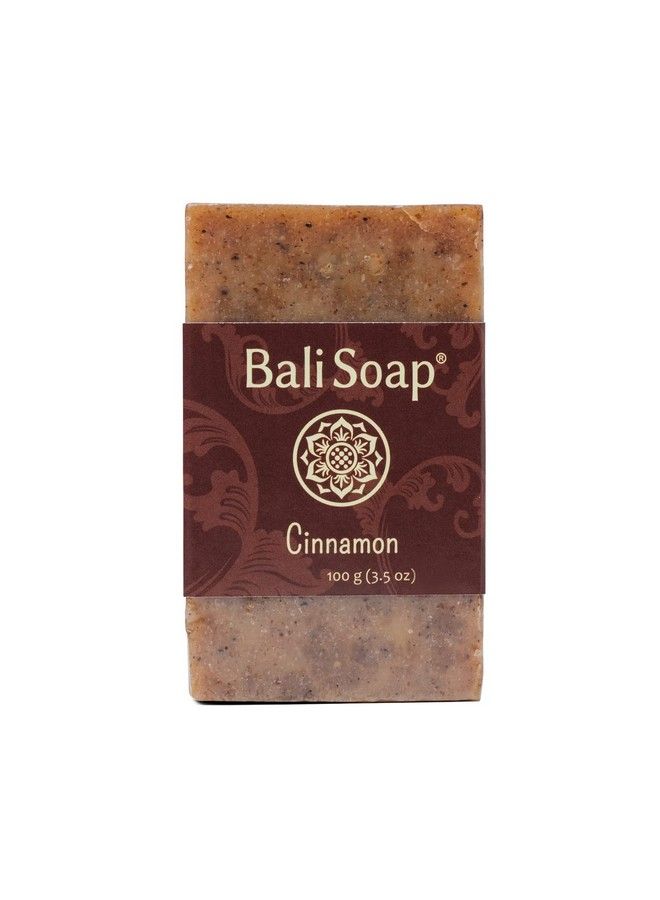 Cinnamon Natural Soap Bar Soap For Men & Women Bath Body And Face Soap Vegan Handmade Exfoliating Soap 3 Pack 3.5 Oz Each