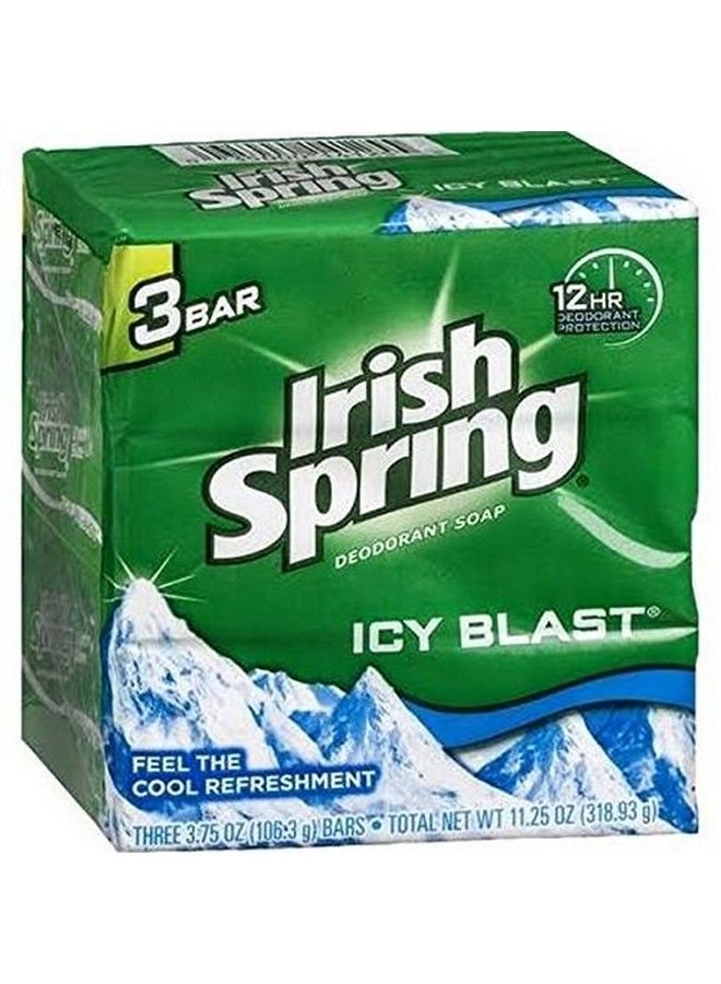 Deodorant Bar Soap Icy Blast 3.75 Oz Bars 3 Ea (Pack Of 2)