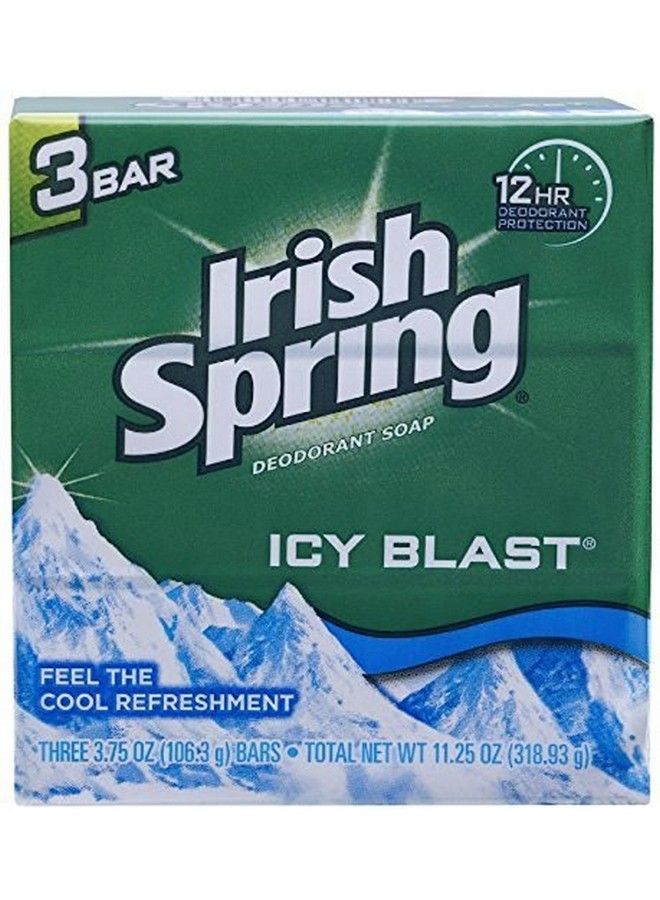 Deodorant Bar Soap Icy Blast 3.75 Oz Bars 3 Ea (Pack Of 2)