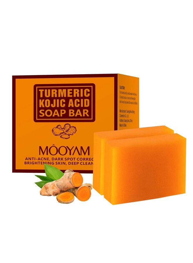 Koji Acid Soap For Dark Spots Turmeric Soap For Face And Body Kojic Acid Soap Skin Brightening Tumeric Soap For Acne Dark Spots Hand Soap Bar Acne Face Wash Turmeric Kojic Soap Clear Skin 200G/7Oz