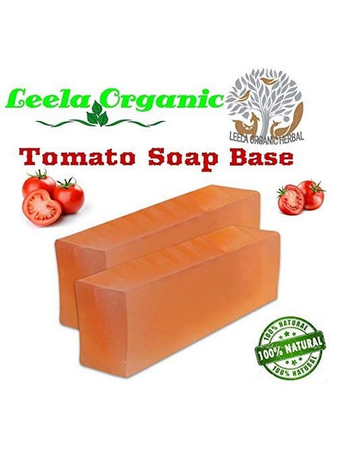 Tomato Melt And Pour Soap Base For Skin Fresher And Fairer Look (Pack Of 2) Net 1 Kg