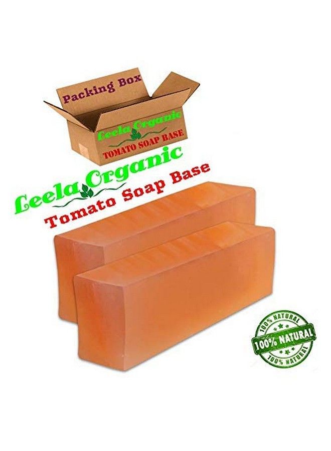 Tomato Melt And Pour Soap Base For Skin Fresher And Fairer Look (Pack Of 2) Net 1 Kg