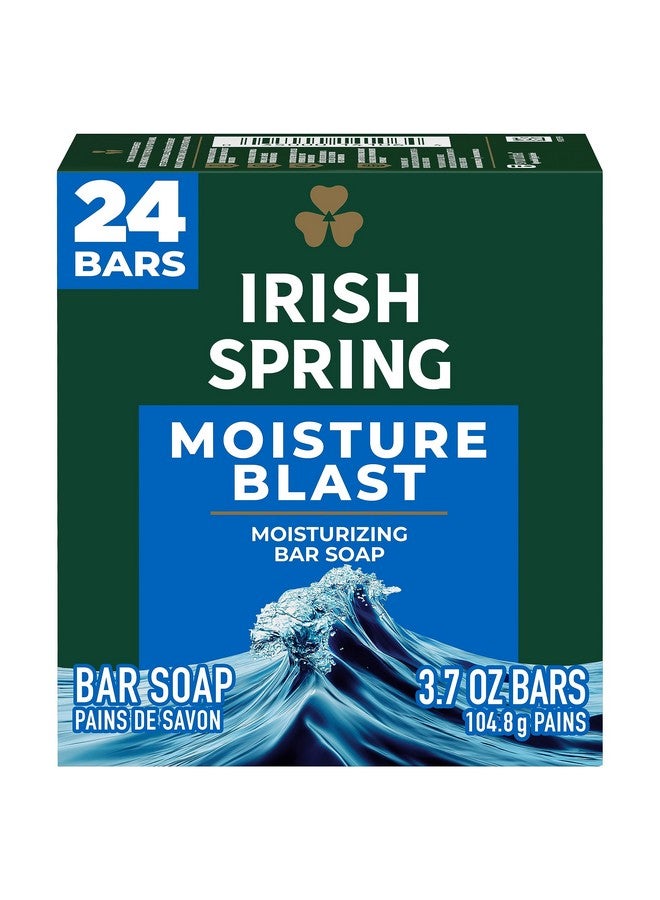 Rish Spring Bar Soap For Men Moisture Blast 3.7 Oz 24 Pack