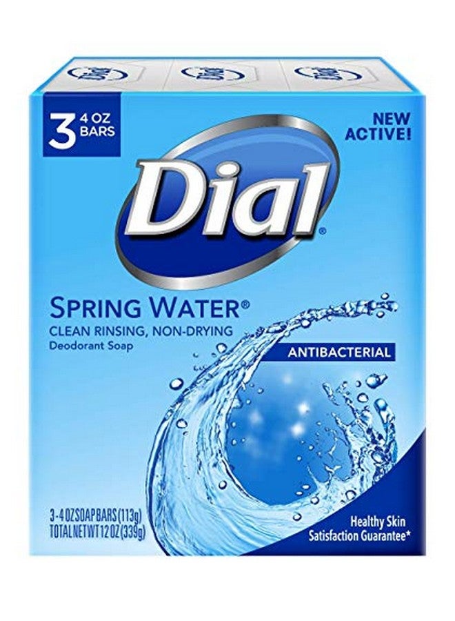 Ial Antibacterial Deodorant Soap Spring Water 4 Ounce 3 Bars