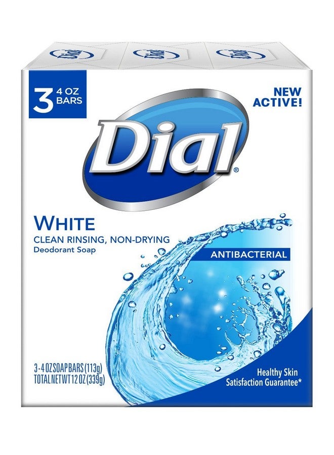 Ial Antibacterial Deodorant Soap White 4 Ounce (Pack Of 3) Bars