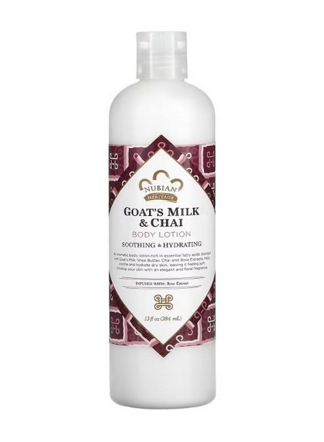 Body Lotion Goats Milk and Chai 13 fl oz 384 ml