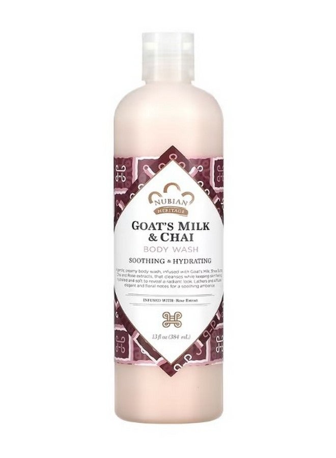 Body Wash Goats Milk and Chai 13 fl oz 384 ml