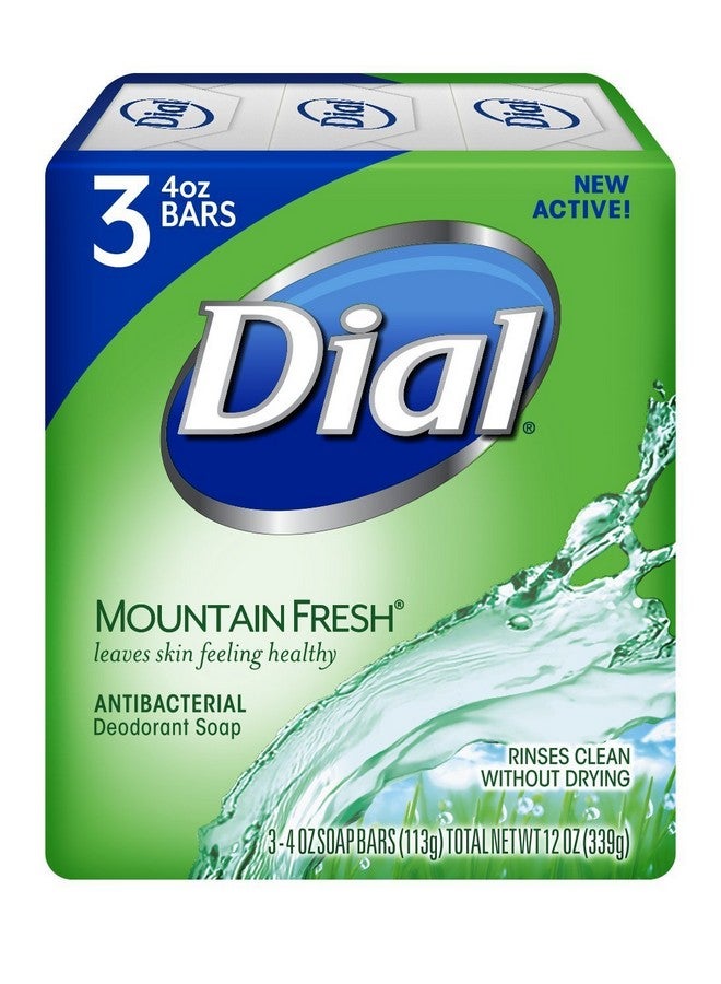 Mountain Fresh Antibacterial Deodorant Soap 4.5 Ounces Each 3Count (2 Pack)