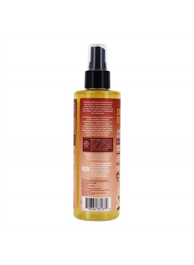 , Jojoba & Sunflower Body Oil Spray, 8.28 fl. oz. - Gluten-Free, Vegan, Cruelty Free - 24hour Moisture, Soothes Skin, Perfect for Sensitive Skin, Illuminating Body Spray