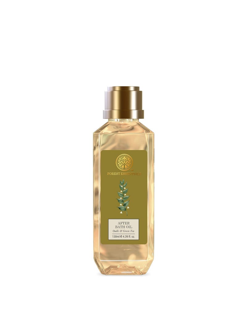 Forest Essentials After Bath Oil Oudh Green Tea Ayurvedic Moisturizing Nourishing Shower Oil For Body