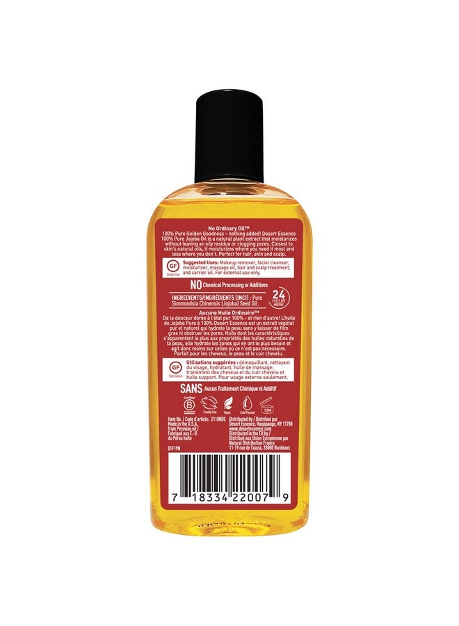 Esert Essence 100% Pure Jojoba Oil 4 Fl Oz Pack Of 2 Haircare & Skincare Essential Oil All Skin Types No Oily Residue May Help Prevent Flakiness Makeup Remover Aftershave Moisturizer