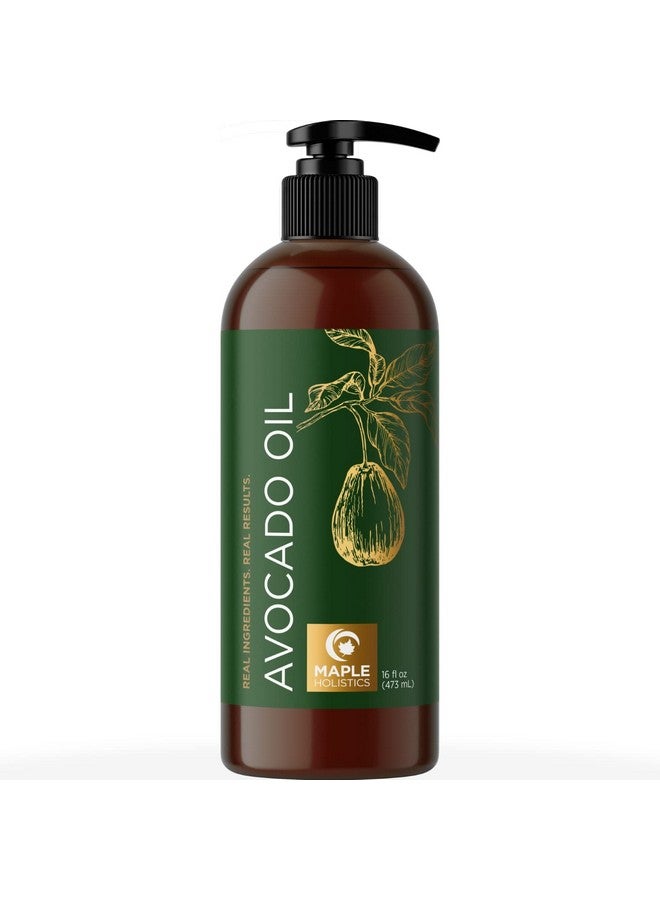 Avocado Oil For Hair Skin And Nails Pure Avocado Oil Moisturizer For Dry Hair And Humectant Moisturizer Avocado Oil For Skin Care Natural Hair Oil And Carrier Oil For Essential Oils Mixing 16Oz