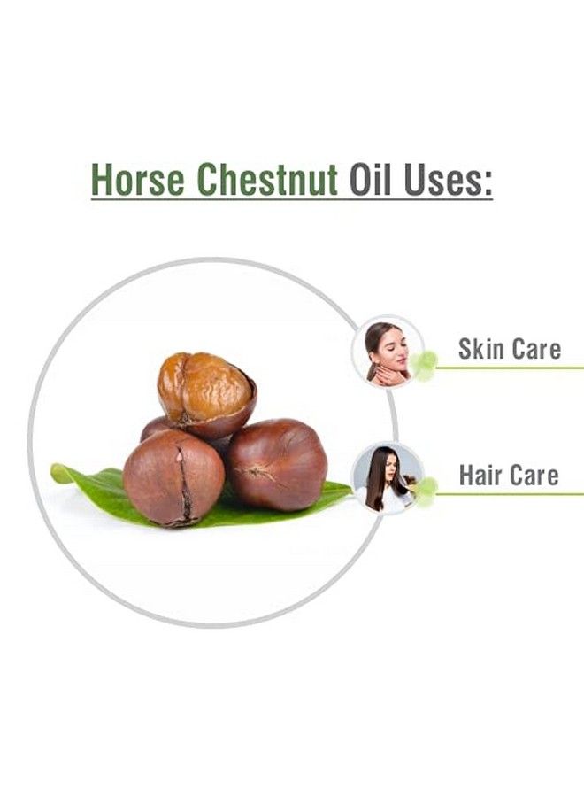 Horse Chestnut Oil ;Pure And Natural Horse Chestnut Oil ; Firm Skin Skin Hydration Skin Toning Cosmetic Grade; Skincare Hair Care And Diy Purpose (100Ml)