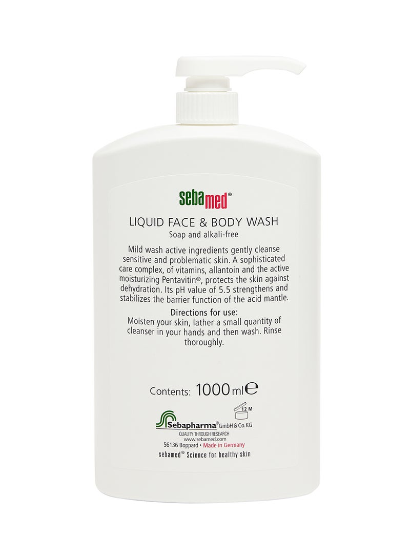 Liquid Face And Body Wash 1000ml