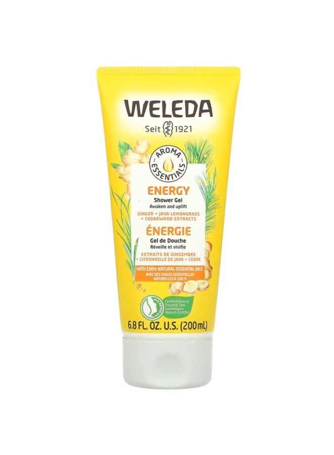 Weleda, Aroma Essentials, Energy Shower Gel, 6.8 fl oz (200 ml)